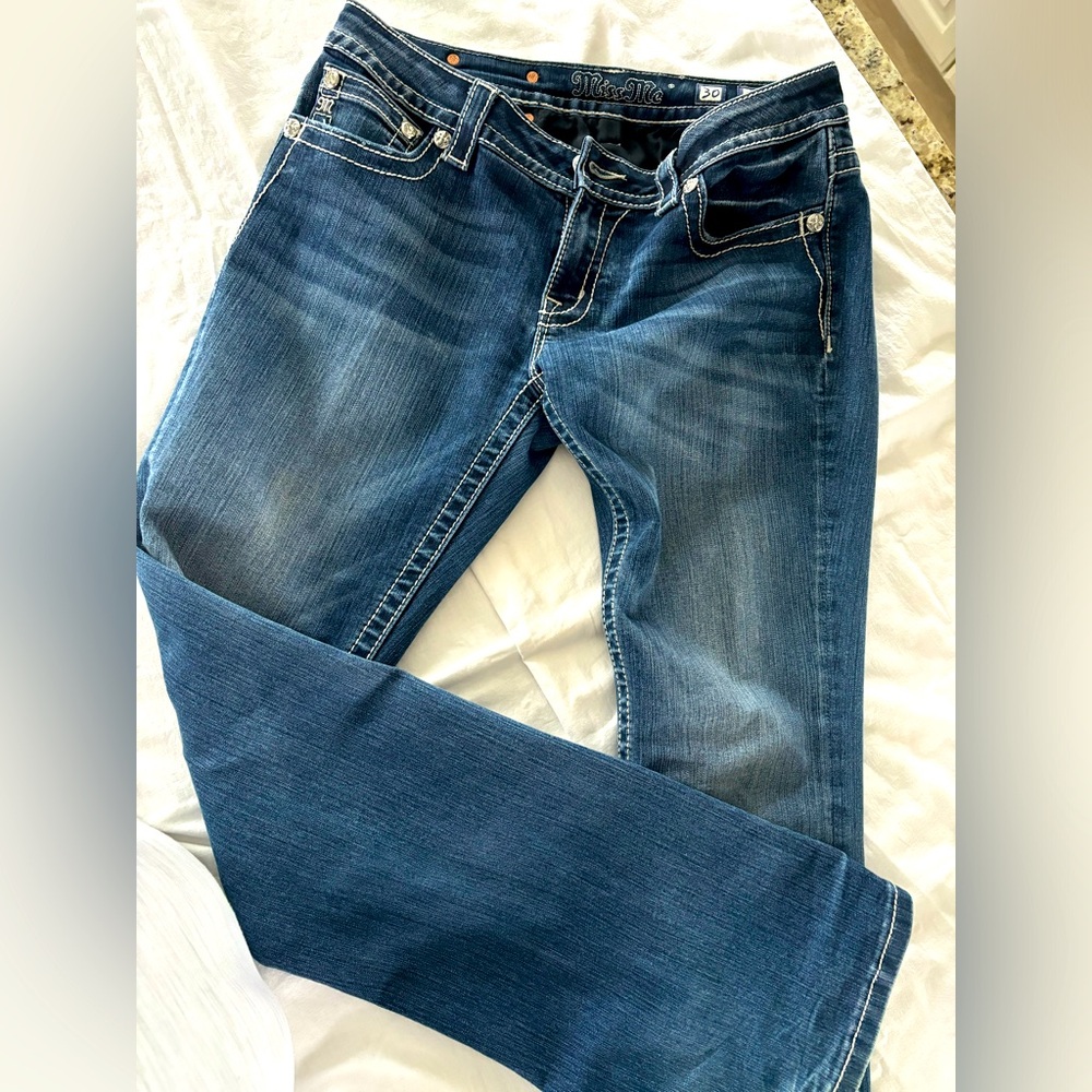Miss Me Women's Blue Boot Cut Jeans
